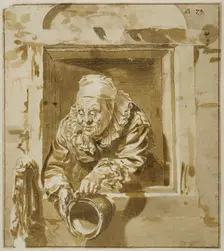 Old lady in window. Creator: Jan de Bisschop