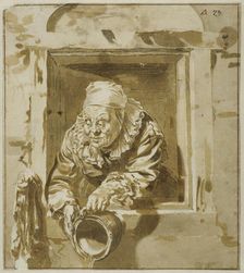 Old lady in window. Creator: Jan de Bisschop
