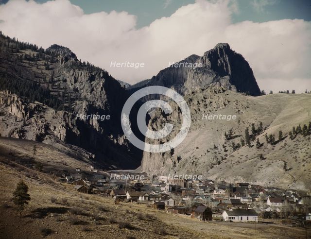 Old lead mines here have been reopened, Creede, Colo. , 1942. Creator: Andreas Feininger.