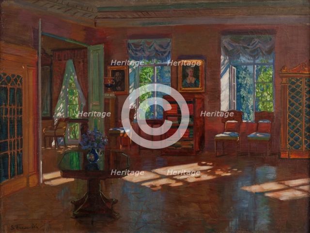 Old Library, 1916. Creator: Stanislav Julianovic Zukovskij.