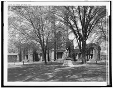 Old Library, New Haven, Conn., c1901. Creator: William H. Jackson