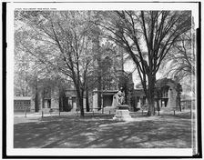 Old Library, New Haven, Conn., c1901. Creator: William H. Jackson