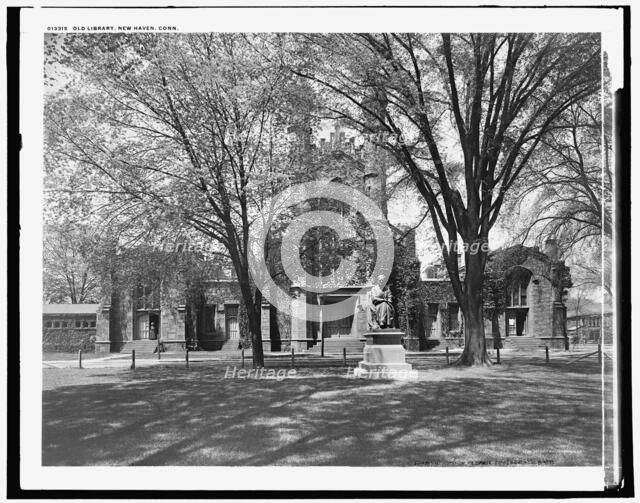 Old Library, New Haven, Conn., c1901. Creator: William H. Jackson.
