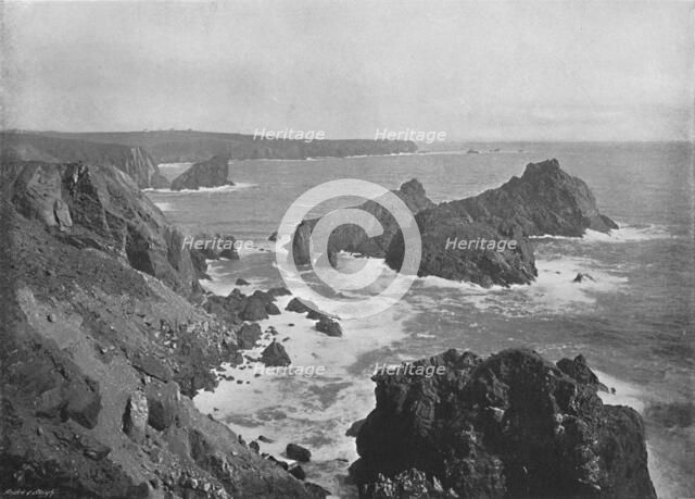 'Old Lizard Head and Kynance Cove', c1896. Artist: Frith & Co.