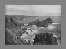 Old Lizard Head and Kynance Cove, c1900. Artist: Frith & Co