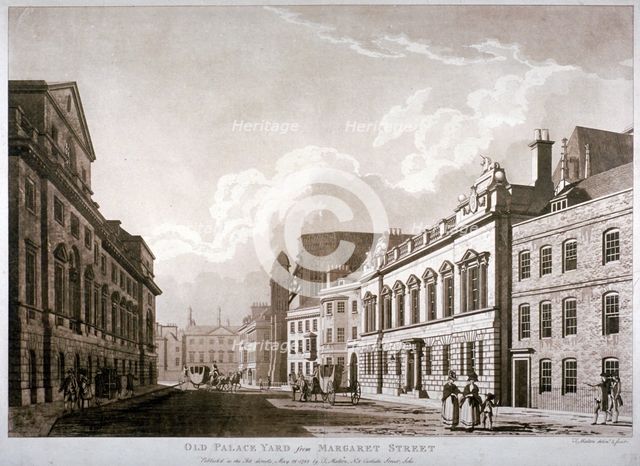Old Palace Yard, Westminster, London, 1782. Artist: Thomas Malton II