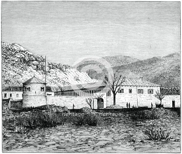 Old palace, Cettigne, Republic of Montenegro, 1900. Artist: Unknown