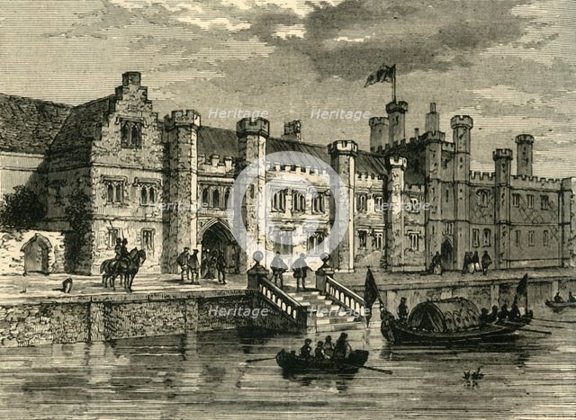'Old Palace of Greenwich, in 1630', (c1878). Creator: Unknown.