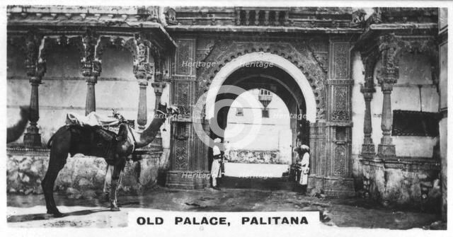 Old Palace, Palitana, India, c1925. Artist: Unknown
