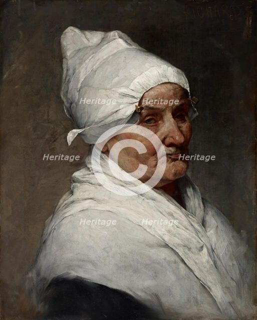 Old Peasant Woman, about 1885. Creator: Samuel G Richards.