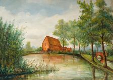 Old Pebble Mill Pool, Birmingham, (19th century). Creator: J. Booth