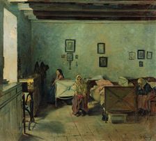 Old People's Home in Pezinok, around 1908. Creator: Gustav Mally