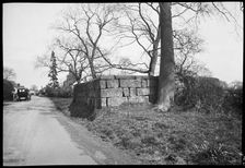 Old pinfold (animal pound), Capenhurst Lane, Capenhurst, Cheshire, c1935-c1941. Creator: MT Pollit