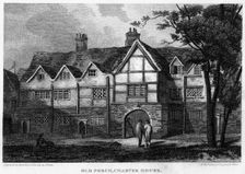 Old porch, Charterhouse, London, 1815.Artist: Owen