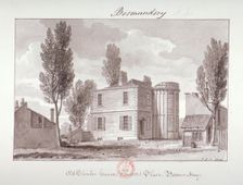 Old Printers House, Printers Place, Bermondsey London, 1826. Artist: John Chessell Buckler