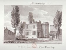 Old Printers House, Printers Place, Bermondsey London, 1826. Artist: John Chessell Buckler