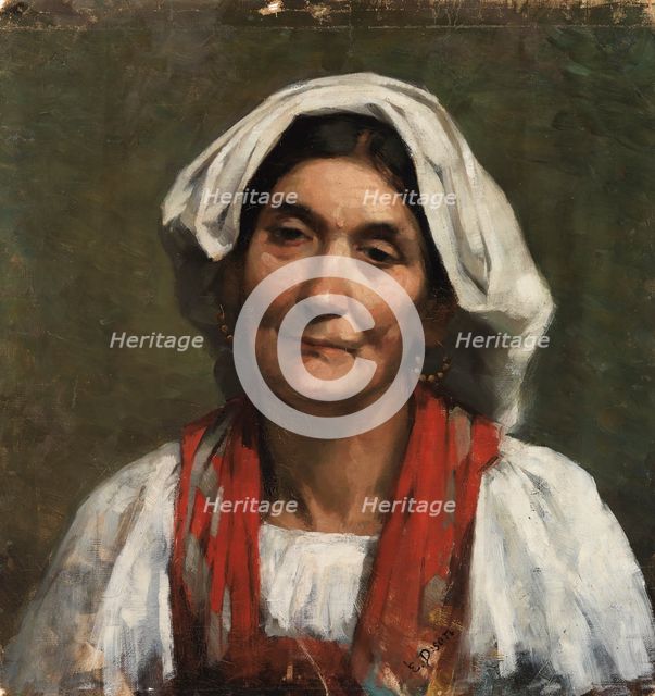 Old Provençal Woman, 1880-1889. Creator: Elin Danielson-Gambogi.