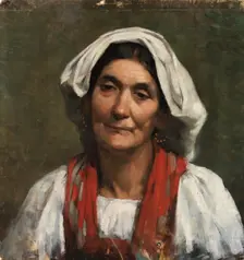 Old Provençal Woman, 1880-1889. Creator: Elin Danielson-Gambogi