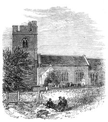 Old Radnor Church, the burial place of Sir G. C. Lewis, 1864. Creator: Unknown