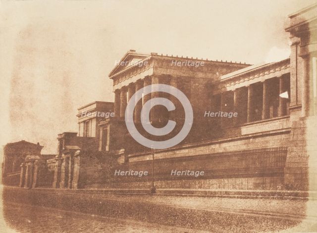Old Royal High School, Calton Hill, Edinburgh, 1843-47. Creators: David Octavius Hill, Robert Adamson, Hill & Adamson.