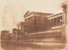 Old Royal High School, Calton Hill, Edinburgh, 1843-47. Creators: David Octavius Hill, Robert Adamson, Hill & Adamson