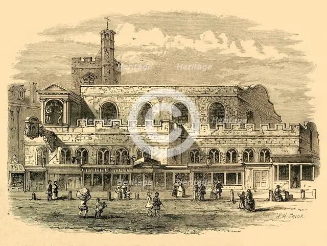 'Old St. Dunstan's Church, 1814', (1897). Creator: Unknown.