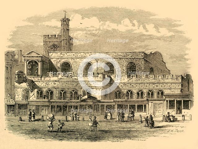 'Old St. Dunstan's Church, 1814', (1897). Creator: Unknown.