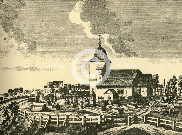 'Old St. Pancras Churchyard', c1780, (1925). Creator: Unknown.