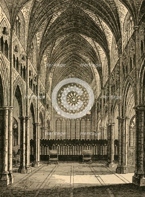 'Old St. Paul's. - The Interior, Looking East', (1897). Creator: Unknown.