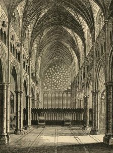 Old St. Paul's. - The Interior, Looking East (1897). Creator: Unknown