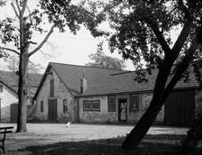Old stables in Bartram's Park [Bartram's Gardens], Philadelphia, Pa., c1908. Creator: Unknown