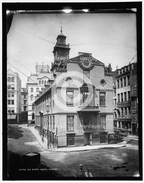 Old State House, Boston, between 1890 and 1899. Creator: Unknown.