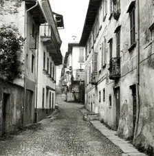 Old street in Orta San Giulio, Lake Orta, Italy, c1955. Creator: Arthur Charles Kirby Ware
