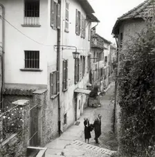 Old street in Orta San Giulio, Lake Orta, Italy, c1955. Creator: Arthur Charles Kirby Ware