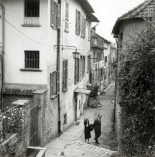 Old street in Orta San Giulio, Lake Orta, Italy, c1955. Creator: Arthur Charles Kirby Ware