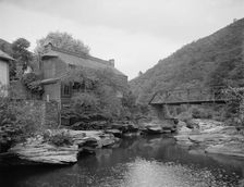 Old studio of artist Hall, near Palenville, Catskill Mountains, N.Y., c1902. Creator: Unknown