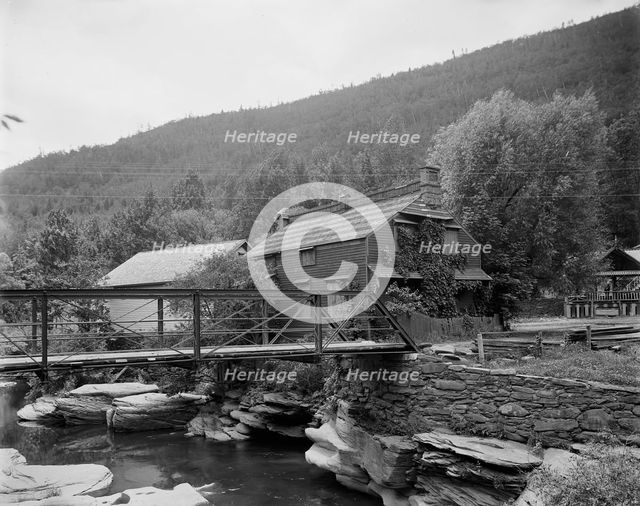 Old studio of artist Hall, near Palenville, Catskill Mts., N.Y., between 1895 and 1910. Creator: Unknown.
