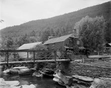 Old studio of artist Hall, near Palenville, Catskill Mts., N.Y., between 1895 and 1910. Creator: Unknown