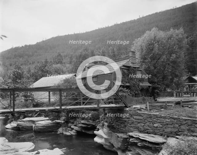 Old studio of artist Hall, near Palenville, Catskill Mts., N.Y., between 1895 and 1910. Creator: Unknown.