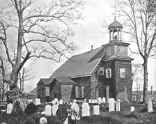 Old Swedes Church, Wilmington, Delaware, USA, c1900. Creator: Unknown