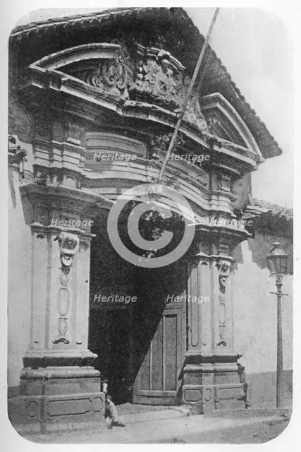 'Old Santiago - One of the Few Houses Left, Built During The Spanish Occupation of 1750-1810', 1911. Artist: Unknown.