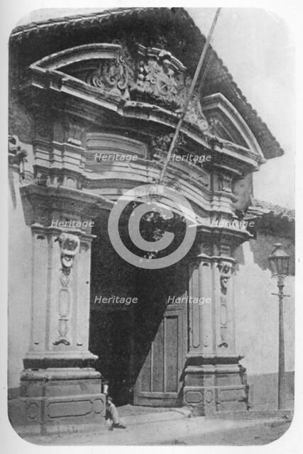 'Old Santiago - One of the Few Houses Left, Built During The Spanish Occupation of 1750-1810', 1911. Artist: Unknown.