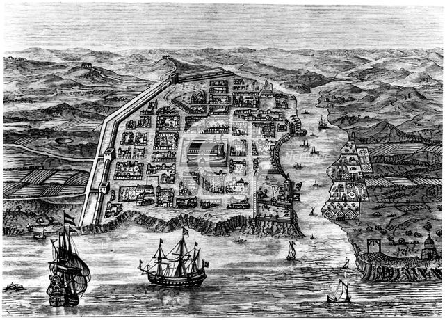 Old Santo Domingo city, 1873. Artist: Unknown