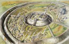 Old Sarum, 1086, (c1990-2010). Artist: Peter Dunn