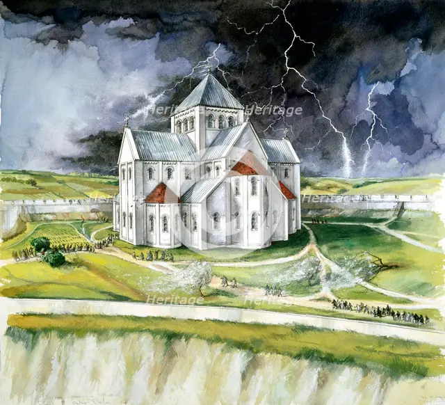 Old Sarum, 1092, (c1990-2010). Artist: Peter Dunn.
