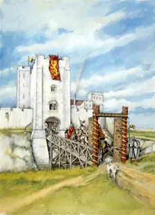 Old Sarum, 1140, (c1990-2010). Artist: Peter Dunn