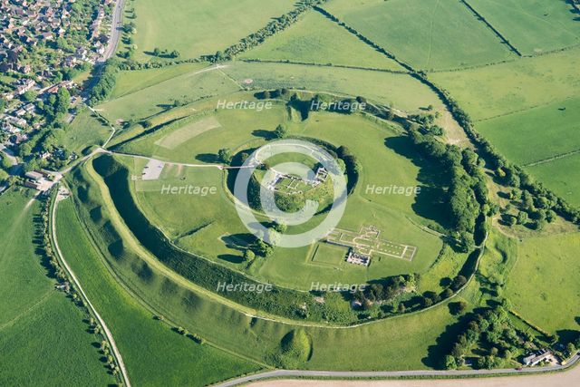 Old Sarum, near Salisbury, Wiltshire, 2017. Creator: Damian Grady.