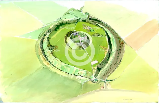 Old Sarum, c2010. Artist: Peter Dunn.