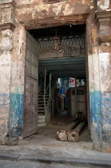 Old semi-ruined building, Havana, Cuba, 2024. Creator: Ethel Davies