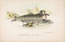 Old Shad & Young, from The Comic Natural History of the Human Race, 1851. Creators: Henry Louis Stephens, L. Rosenthal